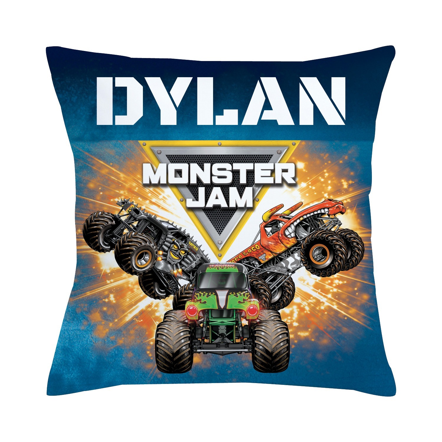 monster truck pillow pet