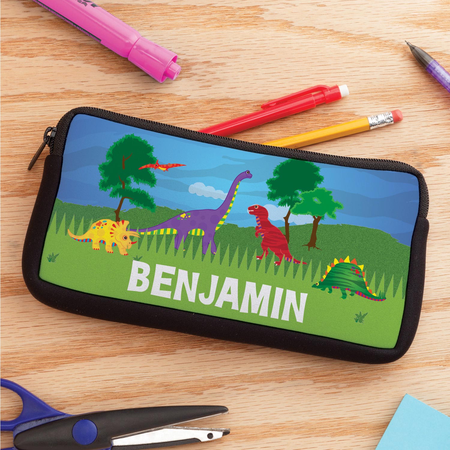 Dinosaur Personalized Pencil Case