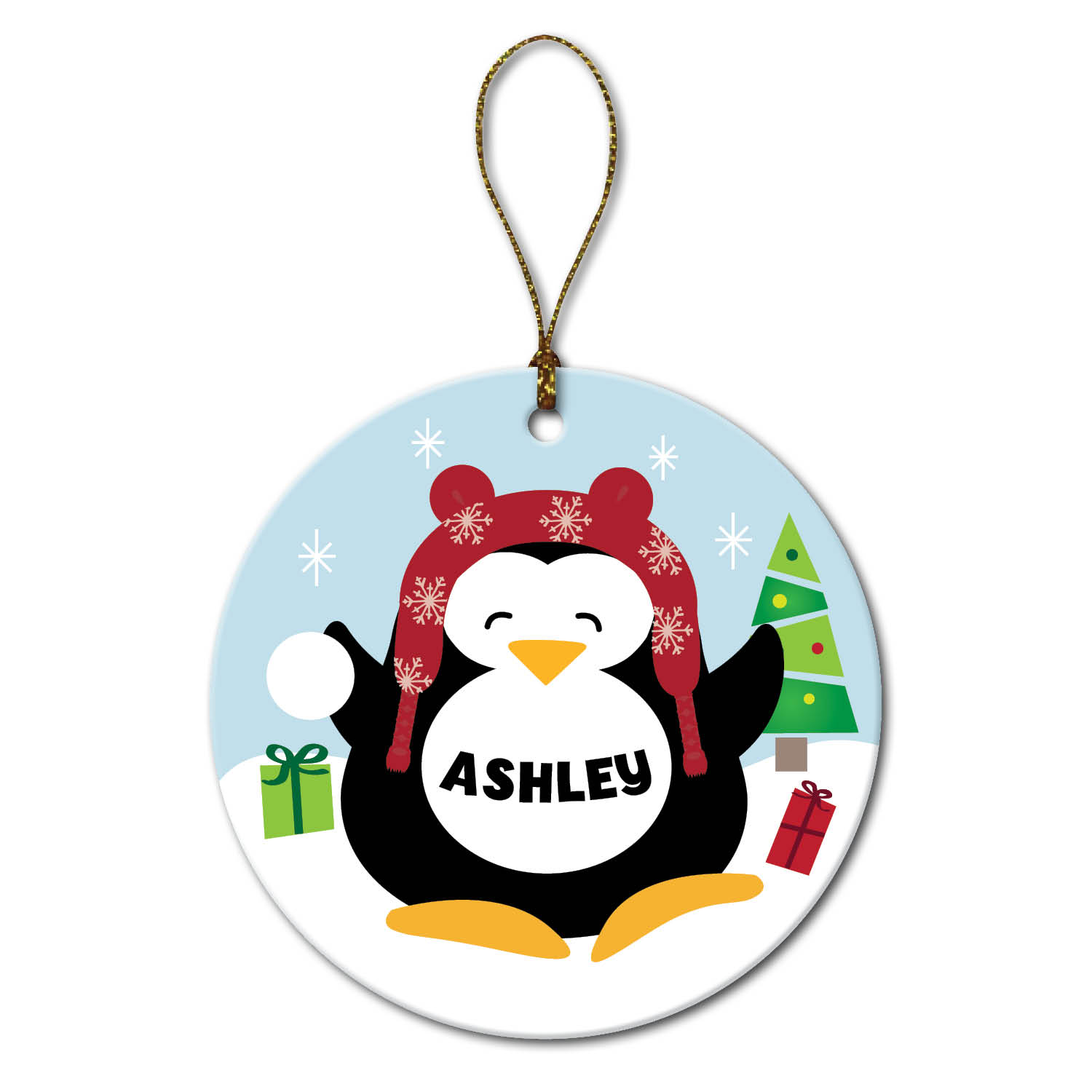 Penguin Personalized Ornament