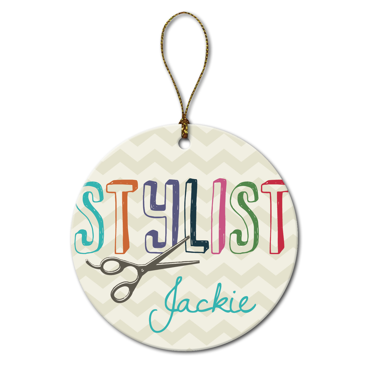 Hair Stylist Personalized Ornament