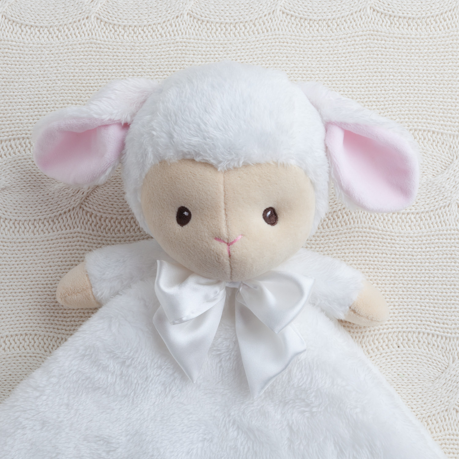 Personalized White Lamb Blanket