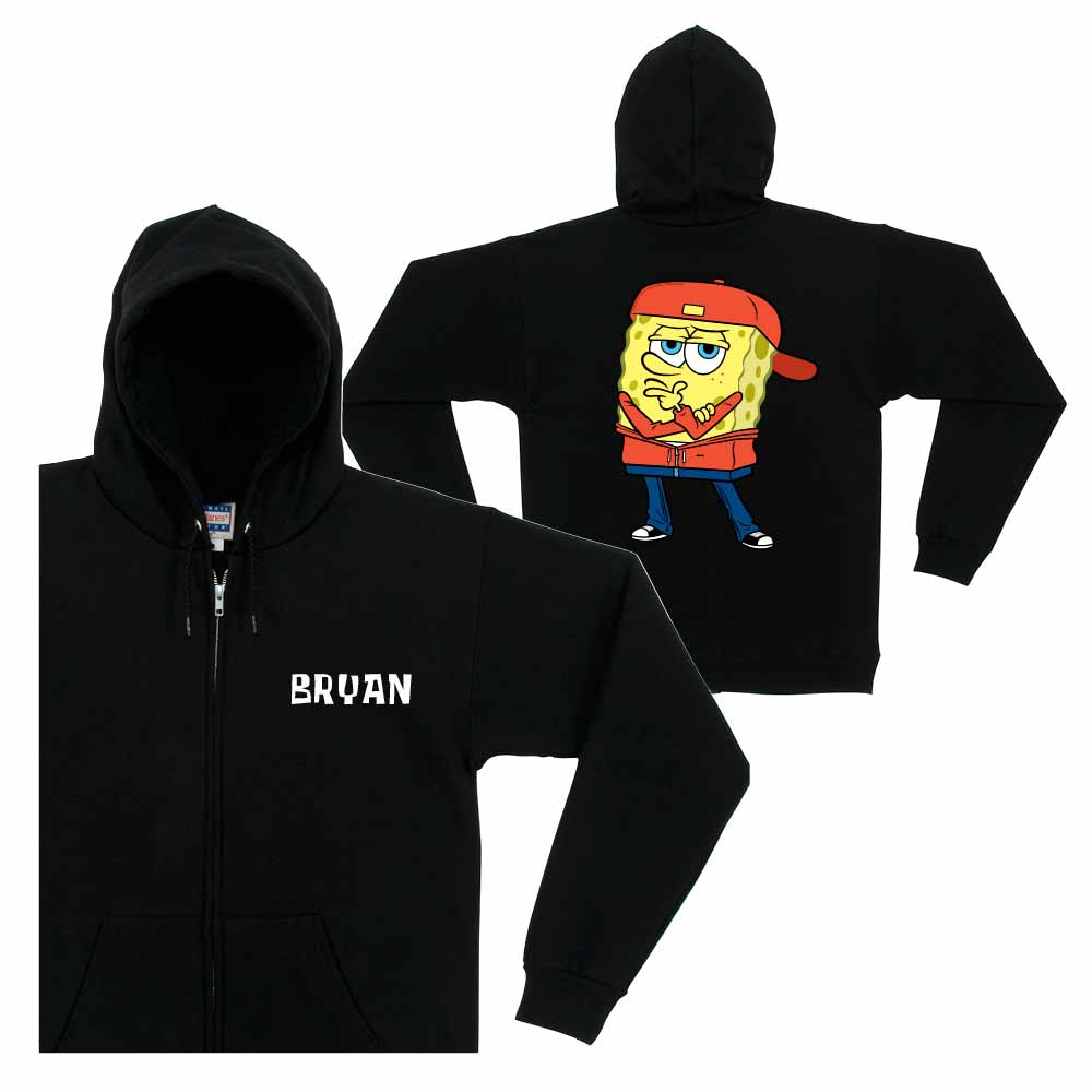 black spongebob hoodie